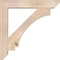 Ekena Millwork Imperial Slat Smooth Bracket w/ Offset Brace, Douglas Fir, 7 1/2"W x 42"D x 42"H BKT0806X42X42IMP06SDF - alternate 2